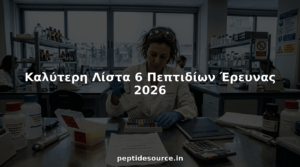 Επιστήμονας εργάζεται στο εργαστήριο, χειριζόμενος φιαλίδια με δείγματα για έρευνα.