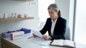 Εργάζομαι ως ερευνήτρια σε ιατρικό εργαστήριο με εξειδίκευση στα πεπτίδια.